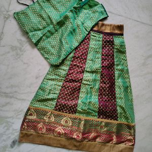 Pure Silk Lehenga For Girls