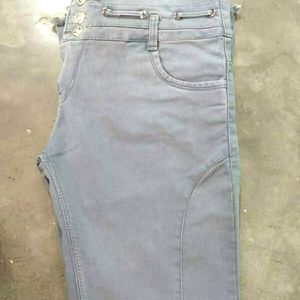 Light Blue Bootcut Stylish Jeans