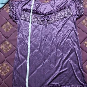 Negotiable Satin Woman purple NightWear