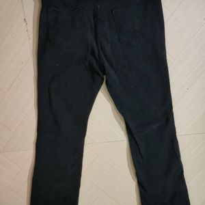 Black Denim Jeans Bootcut And Slightly flared