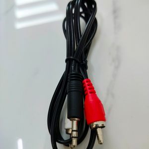 3.5mm Stereo To 2Rca Cable