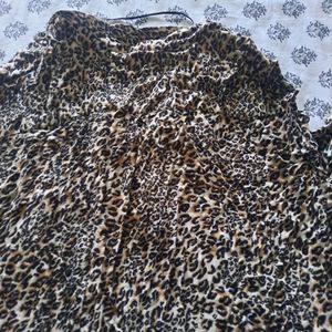 Zara Top In Animal Print