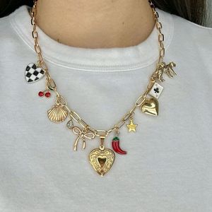 Charm Necklace And Bracelet