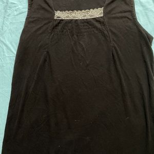 Chocolate Brown Lacy Top