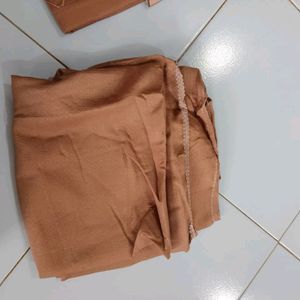 "BROWN" Full Worked Unstitched Suits