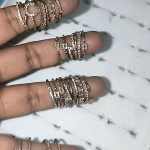 22 Pc Fancy Rings