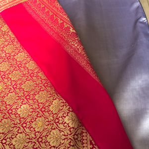 Pure Silk Saree🩵🦋