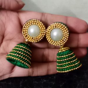 Silkthread earrings