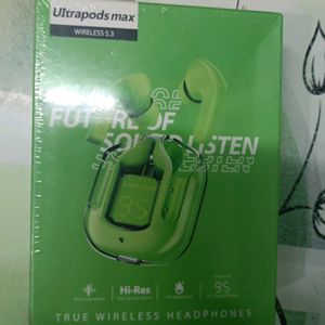 Ultra Pods Max Earbuds Transparent Earbud