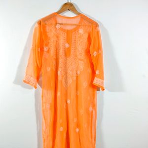 Coral Embroidery Casual Kurta (Women's)