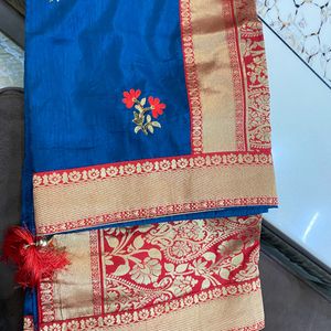 Pure Chanderi Silk Saree