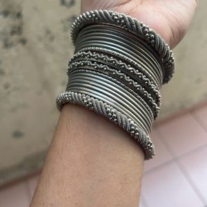 Silver Bangles