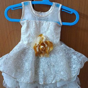 Partywear Frock for 1-3 Year Old Baby