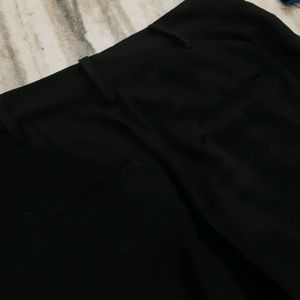 Black Straight Pants