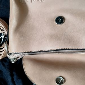 New Branded Handbag | Tan Coloured