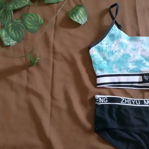 Combo Of Sports Bra + Hipster.