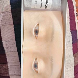 Eye Dummy For Eyemakeup & Eyebrow Practice.