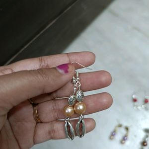 Set Of 5 New Artificial Pearl Earrings