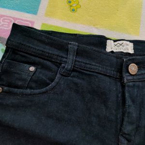 Black Denim Shorts