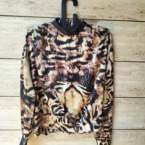 Beautiful Tiger Print Top