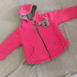 Super Warm Fleece Reversible Jacket For Girls