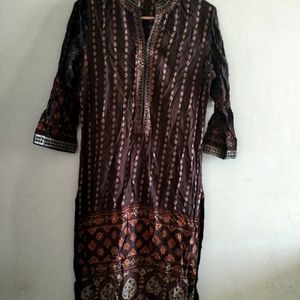 Biba Kurta + Bottom Set