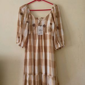 Beige Colour Dress