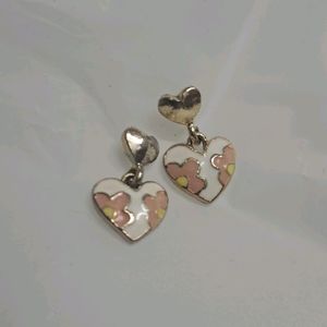 KOREAN HEART EARRINGS