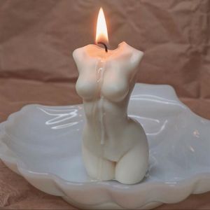 Female Torso Candle