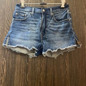 Super High Waist Denim Shorts