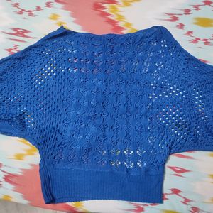 Dark Blue Woollen Top