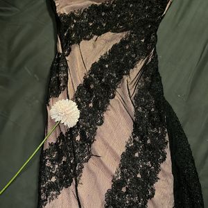 Black Lace Party Dress