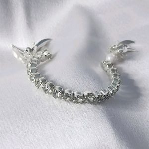 Latkan stone with bracelet silver colour