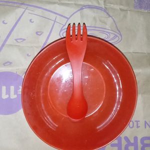 Soupy Noodle Bowl Spoon N Fork