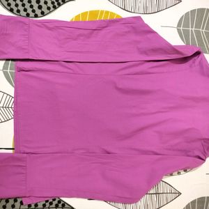 Magenta Shirt Top