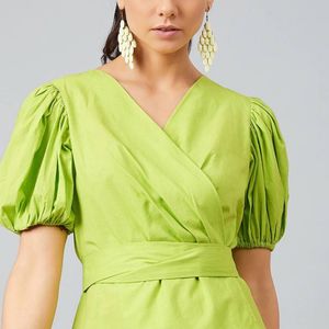 Athena Neon Green Top