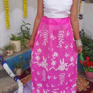 White Pink  Lehnga Choli🤩🤩