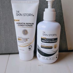 Sulfate Free Keratin Shampoo Conditioner