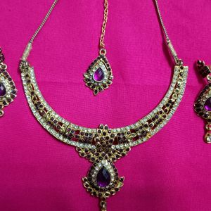 Voilet Necklace Set