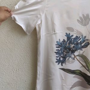 Next - Off White Flower Print Top!