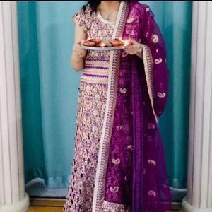 Festive Edit- Beautiful Purple Lehenga