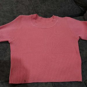 Pink Crop Top