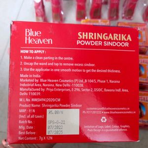 ❤️Offer❤️10 Powder Sindoor Blue Heaven