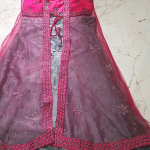 Beautiful Lehenga With a Long Shrug