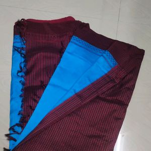 Sky Blue Colour Saree