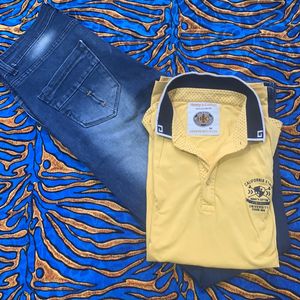 Combo T-shirt And Jeans Pant