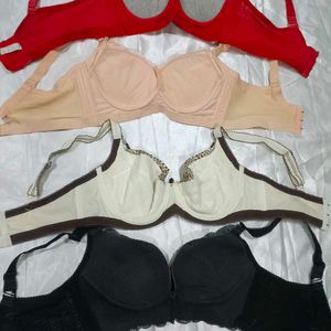 Combo Of 4 Imported Designer Bra