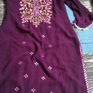 Sharara And Top With Net Duppatta One Time Used