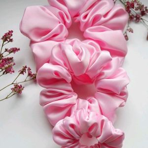 Baby Pink Scrunchies