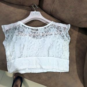 Designer White Blouse